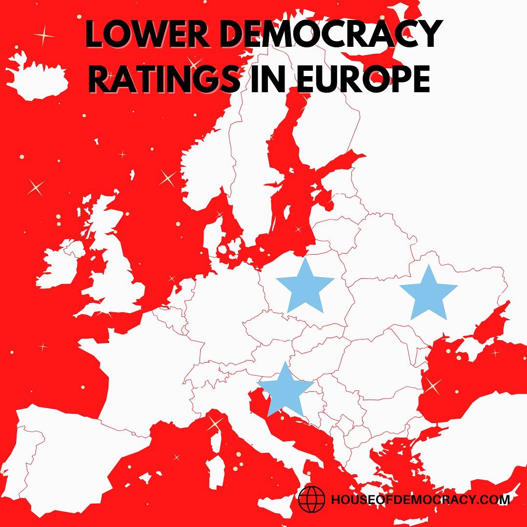 Low democracy ratings in Europe House of Democracy